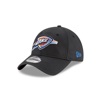 Oklahoma City Thunder Gorra | New Era NBA Waxed Canvas 9twenty Adjustable Cap Mexico - Negros